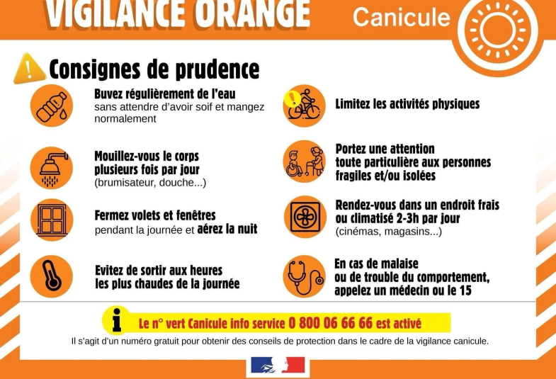 vigilance orange canicule