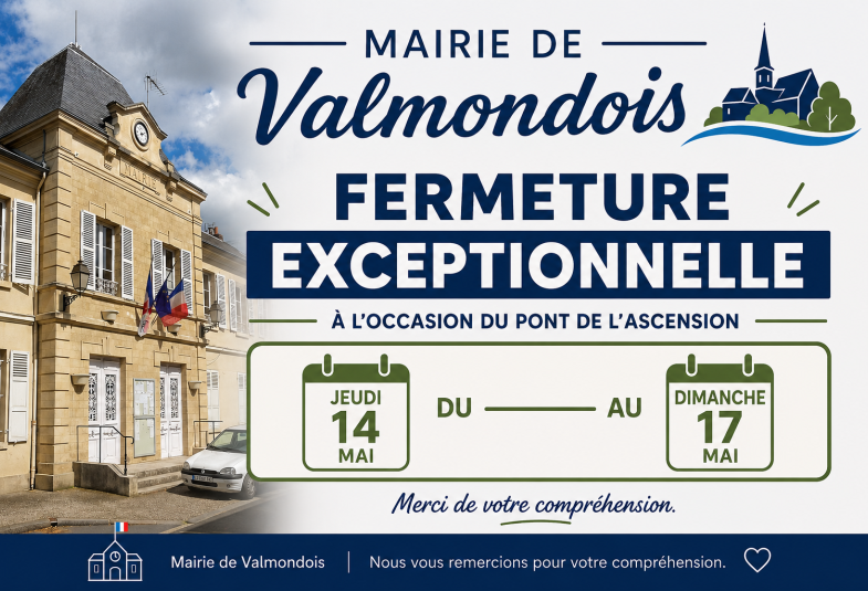 fermeture mairie pont de l'ascension