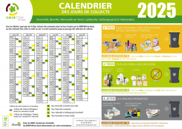 calendrier collecte 2025