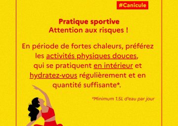 sport et canicule
