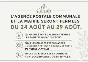 fermeture mairie