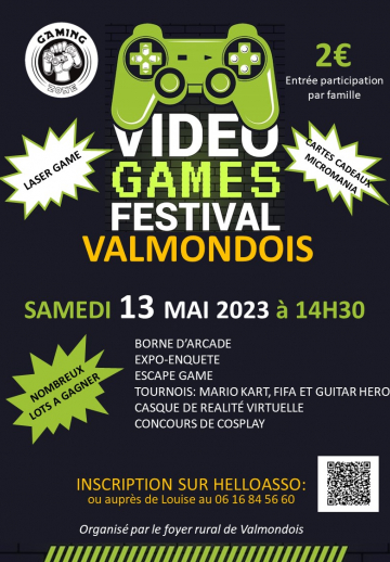 Festival jeux vidéo Valmondois