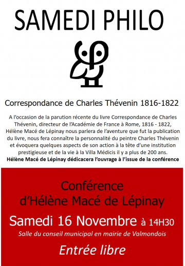 Conférence  d’Hélène Macé de Lépinay 