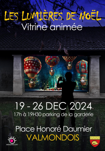 Vitrines animées de noël à valmondois