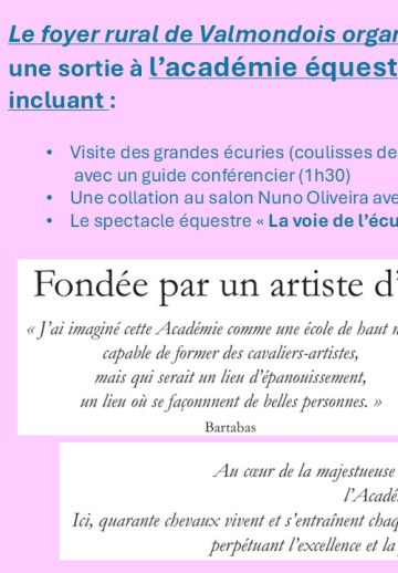 academie equestre versailles