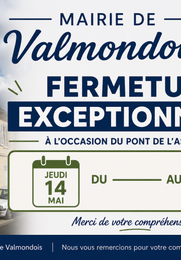 fermeture mairie pont de l'ascension
