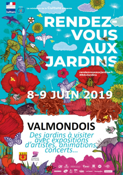 Affiche Rendez-vous aux jardins 2019