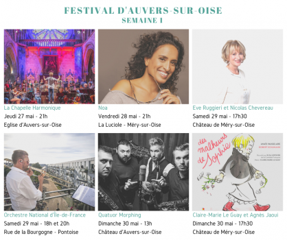 Festival d'Auvers sur Oise semaine 1