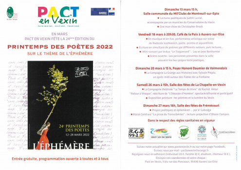 Flyer printemps des poètes 2022