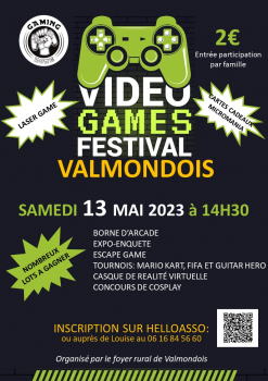 Festival jeux vidéo Valmondois