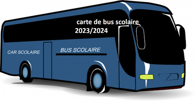 carte de bus scolaire 2023/2024