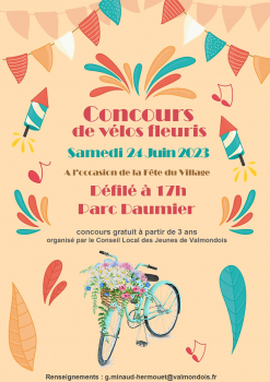 Concours de vélos fleuris valmondois