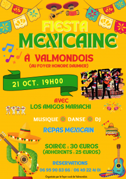 Soirée mexicaine 21 octobre 2023 