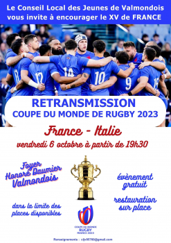 match rugby france Italie