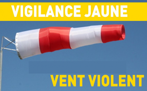vigilance jaune vents violents