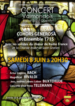 Concert Eglise de Valmondois Cohors generosa