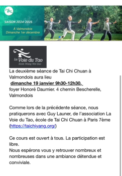 tai chi valmondois