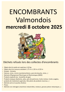 encombrants valmondois