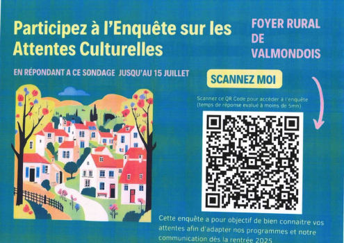 enquête sur les attentes culturelles à Valmondois