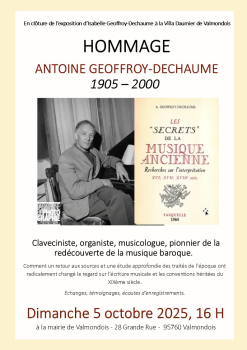 hommage antoine geoffroy dechaume
