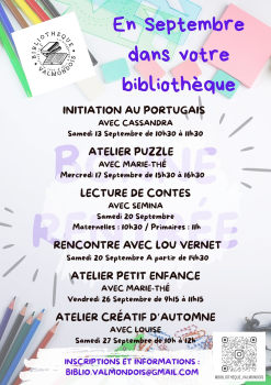 Programme bibliothèque valmondois