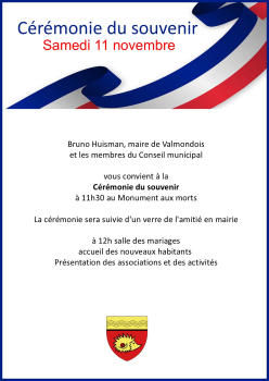 Cérémonie du 11 novembre