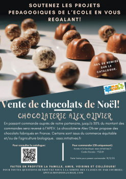 Chocolats noel