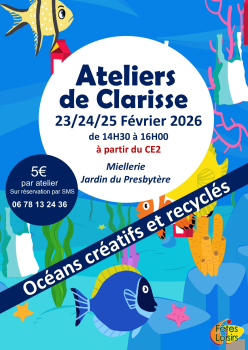ateliers de clarisse