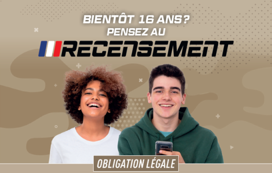 recencement 16 ans