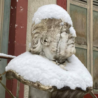 Valmondois sous la neige Sandrine Rousseau