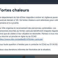 fortes chaleurs