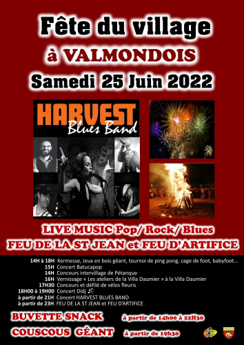Affiche fête du village 2022