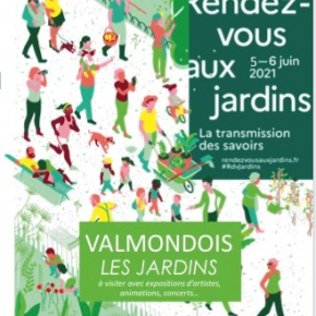 Affiche Rendez-vous aux jardins 2021