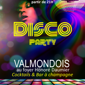 Affiche de la soirée Disco