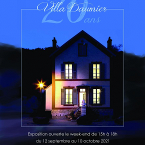 Affiche des 20 ans de la villa Daumier