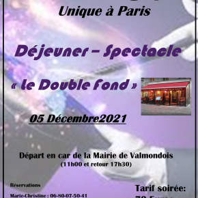 Affiche sortie cabaret