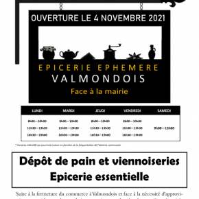 Petite épicerie communale éphémère