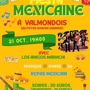 Soirée mexicaine 21 octobre 2023 