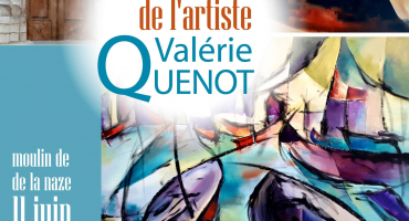 Affiche de l'exposition collection de l'artiste Valérie Quenot