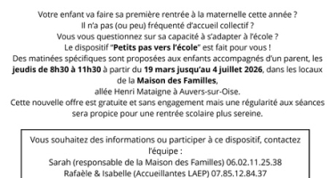 petits pas vers l'école